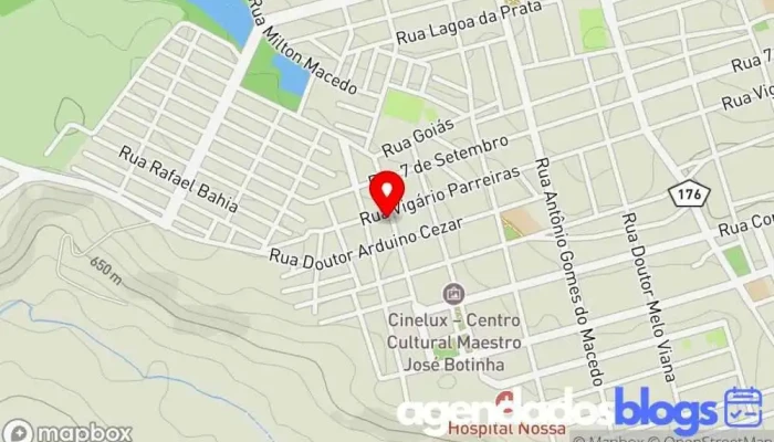 mapa de Drogaria Entrefarma Farmácia, Drogaria em Luz