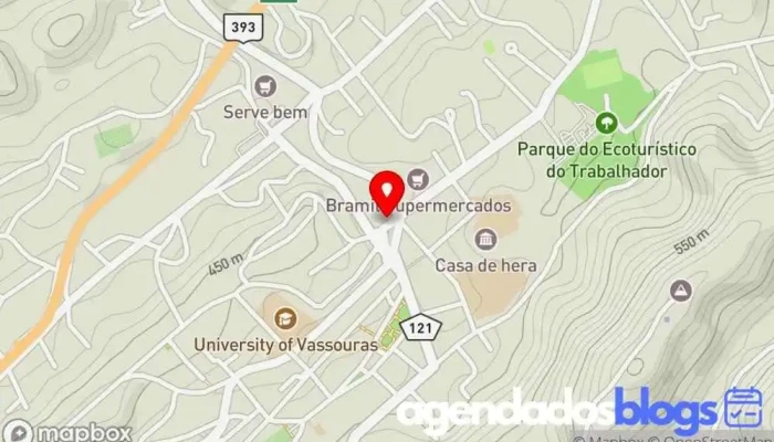 mapa de Drogaria Estação - Drogaria em Vassouras - RJ Farmácia em Vassouras