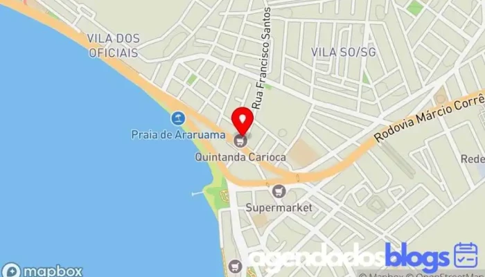 mapa de Drogaria Famill Farmácia em São Pedro da Aldeia