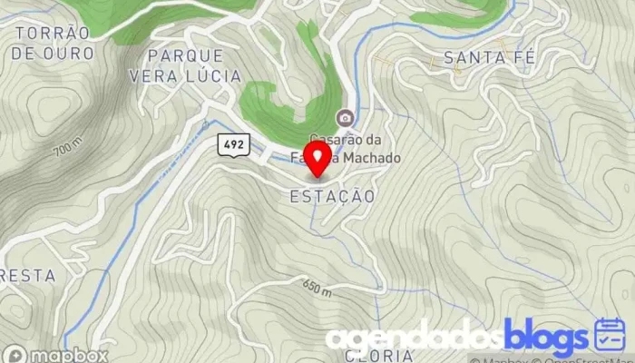 mapa de Drogaria Faraco Drogaria em São José do Vale do Rio Preto