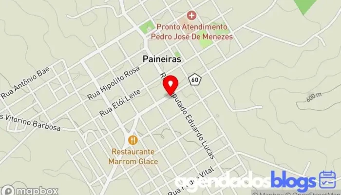 mapa de Drogaria Farma Popular Paineiras Farmácia em - Centro