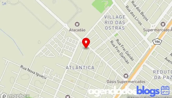mapa de DROGARIA FHARMA LIDER Drogaria em Rio das Ostras