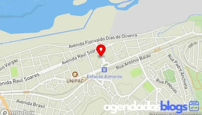 mapa de Drogaria Fonseca Drogaria, Farmácia em Aimorés
