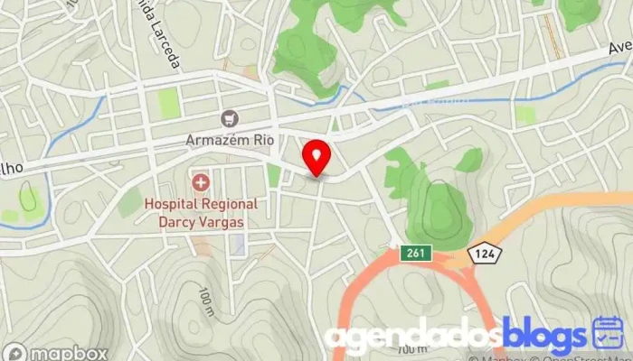 mapa de Drogaria Forte Farma Farmácia em Rio Bonito