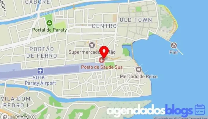 mapa de Drogaria Hernandes Drogaria, Farmácia em Paraty