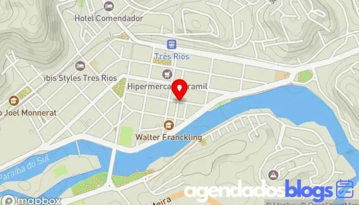 mapa de DROGARIA INOVA TRÊS RIOS Drogaria, Farmácia em Três Rios