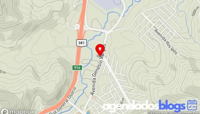 mapa de Drogaria Ipê - Rede Inova Drogarias Farmácia em Camanducaia