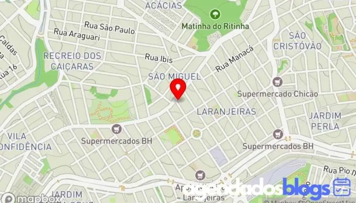 mapa de Drogaria Irmãos Alves Drogaria, Farmácia em Betim