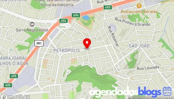 mapa de Drogaria Jardim Petrópolis Farmácia, Drogaria em Betim