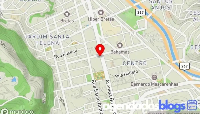 mapa de Drogaria JR Drogaria, Farmácia em Juiz de Fora