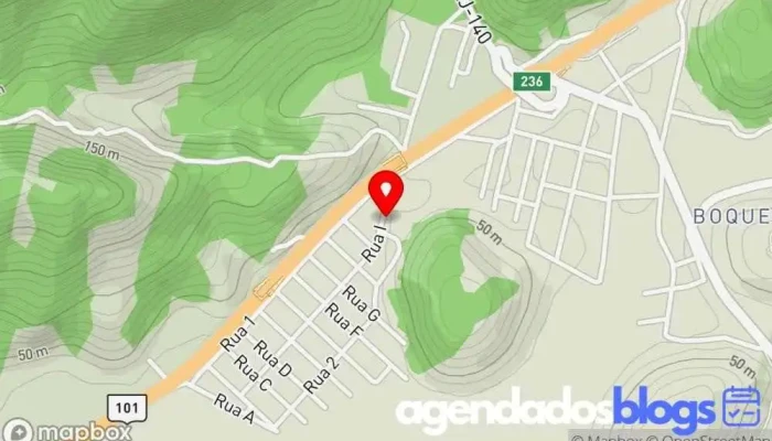 mapa de Drogaria Kanaã Farmácia em Silva Jardim