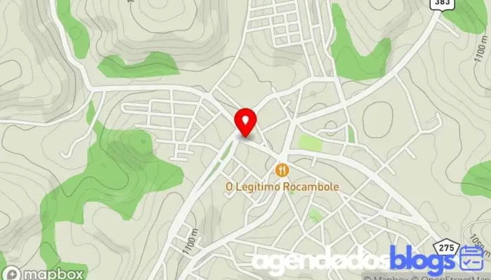 mapa de Drogaria Lagoense Farmácia em Lagoa Dourada