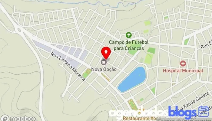 mapa de Drogaria Lagoense Farmácia em Lagoa Formosa