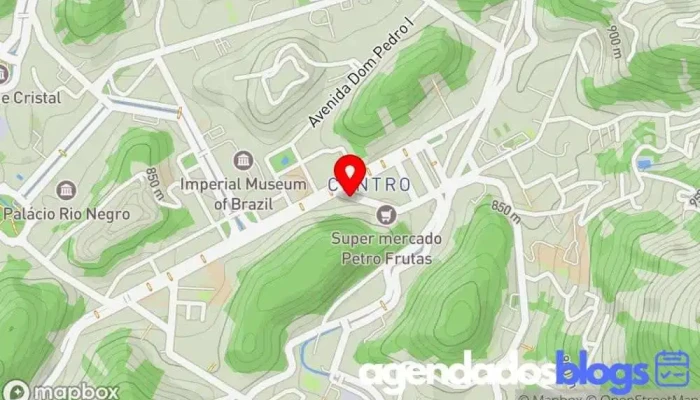 mapa de Drogaria Legítima Drogaria, Farmácia em Petrópolis