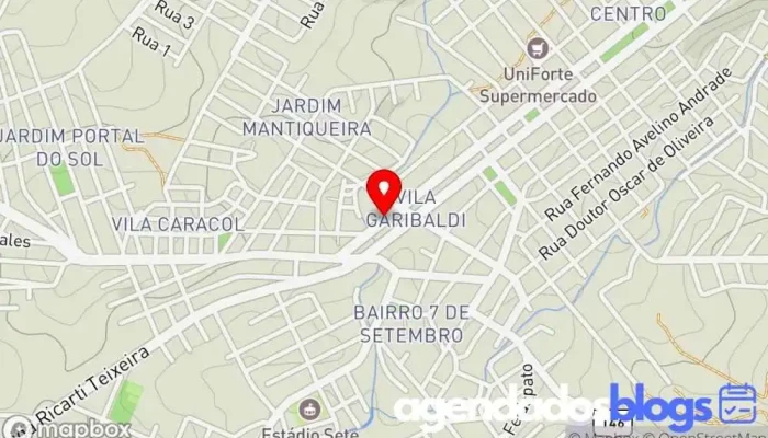 mapa de Drogaria Liga Farma Drogaria, Farmácia em Andradas