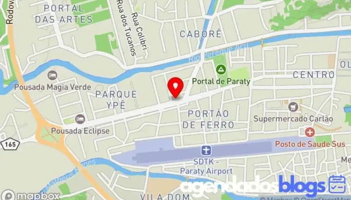 mapa de Drogaria Litoral (Posto Ale) Farmácia, Drogaria em Paraty
