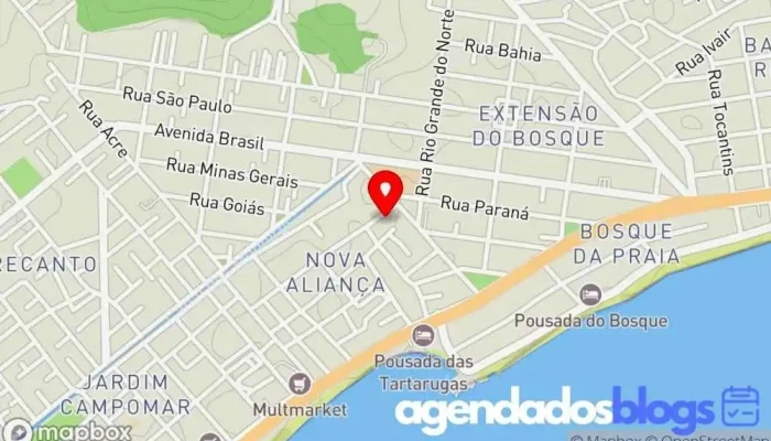 mapa de Drogaria Litorânea Drogaria, Farmácia em Rio das Ostras