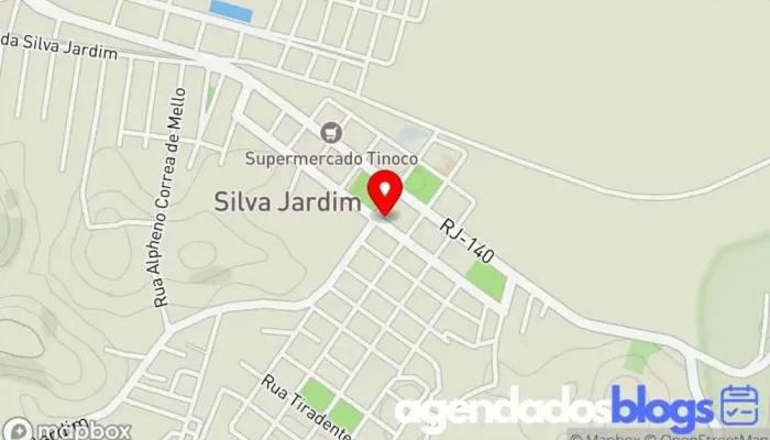 mapa de Drogaria Má Íma Drogaria em Silva Jardim