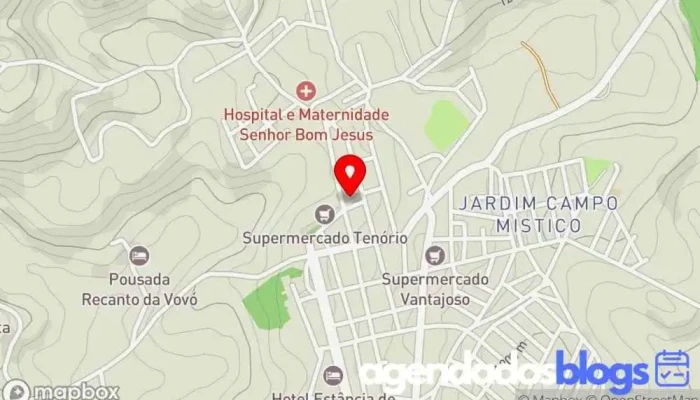 mapa de Drogaria Mãe Rainha Drogaria, Farmácia em Bueno Brandão
