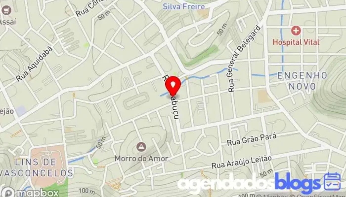 mapa de Drogaria Mais Brasil Lins Empresa farmacêutica, Drogaria em Rio de Janeiro