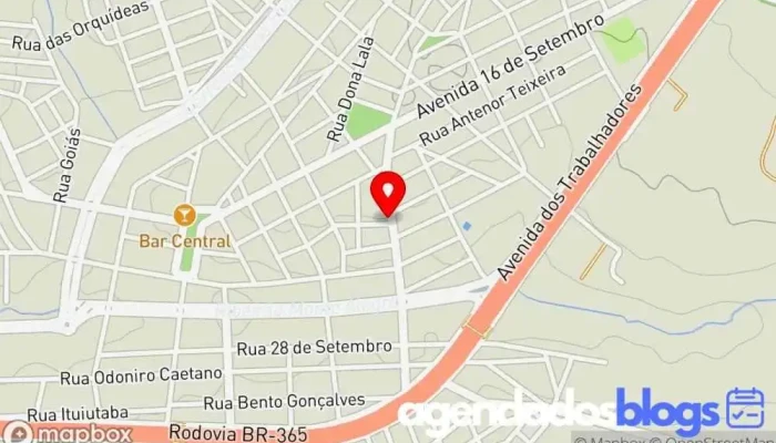 mapa de Drogaria Mais Saúde Farmácia em - Centro