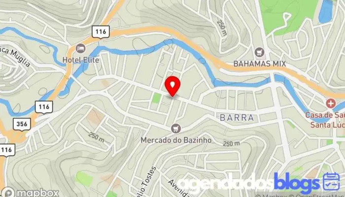 mapa de Drogaria Mantovani Muriaé Drogaria em - Barra