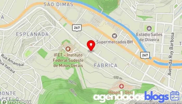 mapa de Drogaria Mascarenhas Drogaria, Farmácia em Juiz de Fora