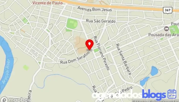 mapa de DROGARIA MEDVIDA Farmácia em Araçuaí