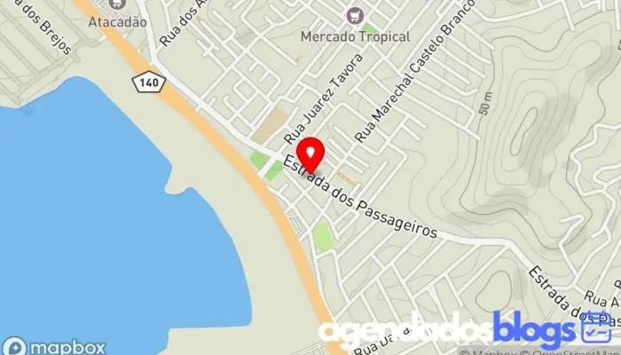 mapa de Drogaria Mega Popular Bairro São João SPA Farmácia em São Pedro da Aldeia