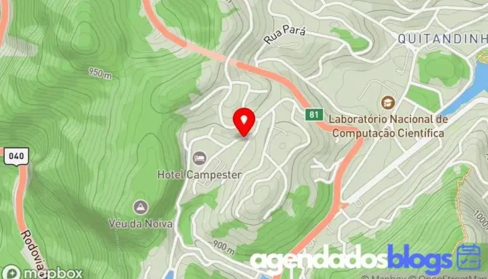mapa de Drogaria Mirim Drogaria em Petrópolis