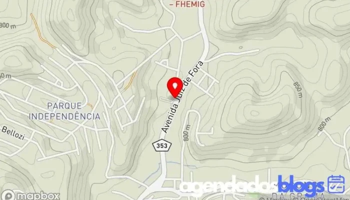 mapa de Drogaria Mix Farma Farmácia em Juiz de Fora