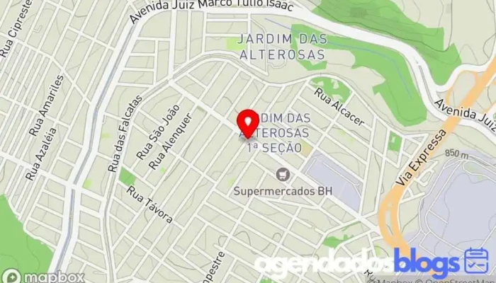 mapa de Drogaria Moderna Drogaria em Betim