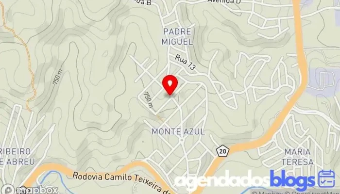 mapa de Drogaria Monte Azul Drogaria em - Monte Azul