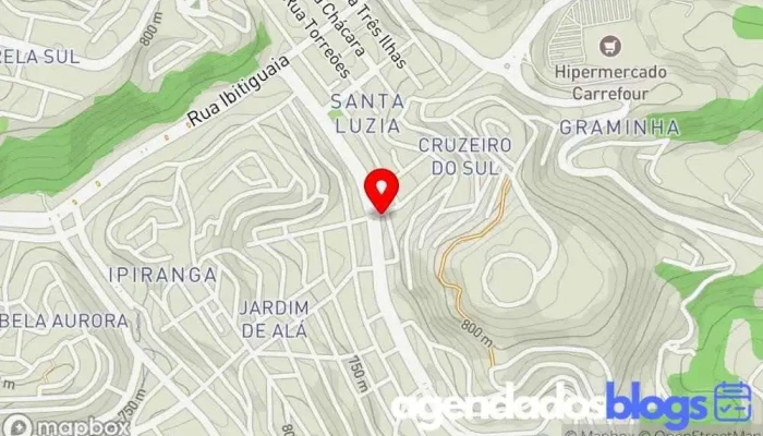 mapa de Drogaria Nelito Farmácia, Drogaria em Juiz de Fora