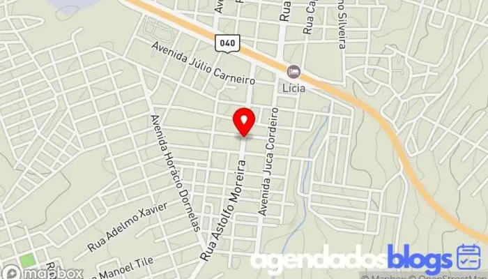 mapa de Drogaria Nogueira E Teixeira Drogaria em João Pinheiro
