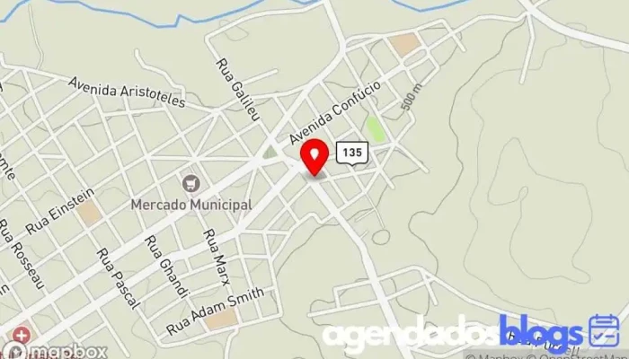 mapa de Drogaria Nossa Senhora Aparecida Empresa farmacêutica em - Montalvânia