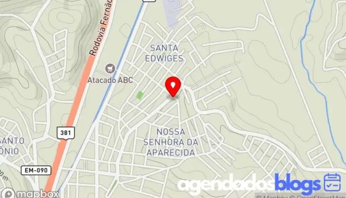 mapa de Drogaria Nossa Senhora Das Graças Farmácia em Cambuí