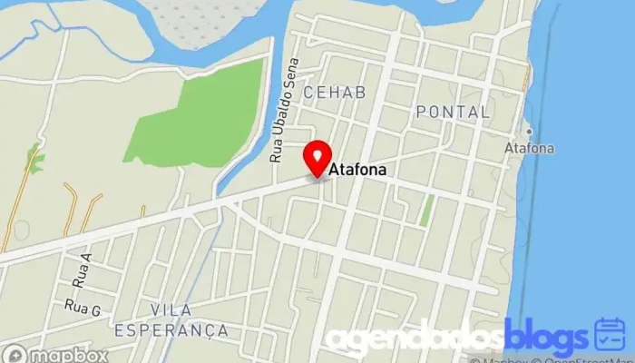 mapa de Drogaria Nossa Senhora Dos Navegantes Atafona Farmácia, Drogaria em São João da Barra