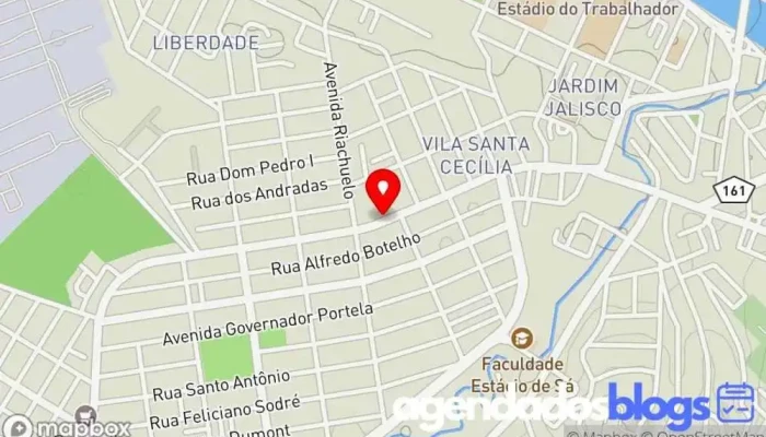 mapa de Drogaria Nossa Senhora Drogaria, Farmácia em Resende