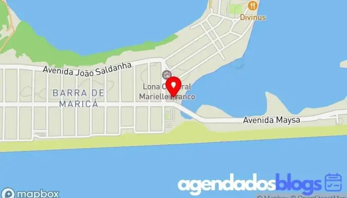 mapa de DROGARIA NOSSO BEM Farmácia em Maricá