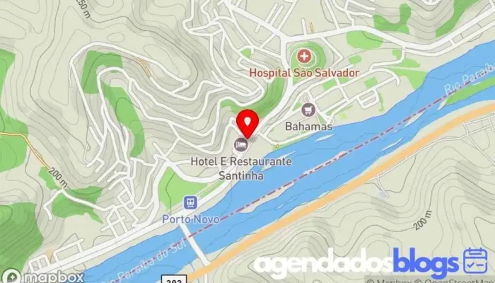 mapa de Drogaria Oliveira Drogaria, Farmácia em Além Paraíba