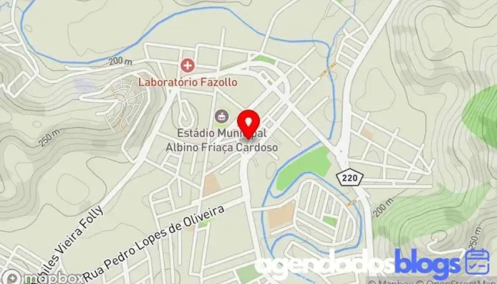 mapa de Drogaria Orion 2001 de Porciúncula Ltda. Drogaria em Porciúncula