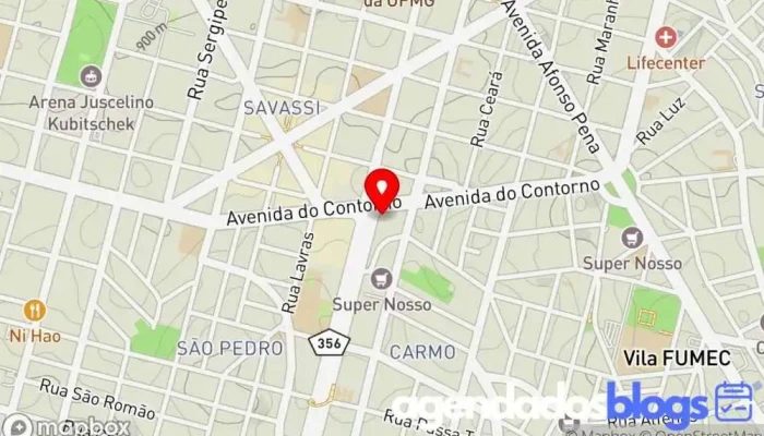 mapa de Drogaria Pacheco Drogaria em Belo Horizonte