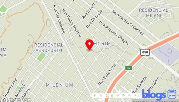mapa de Drogaria Padre Nicácio Drogaria em Araguari