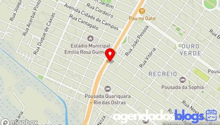 mapa de Drogaria Paraná Farmácia em Rio das Ostras
