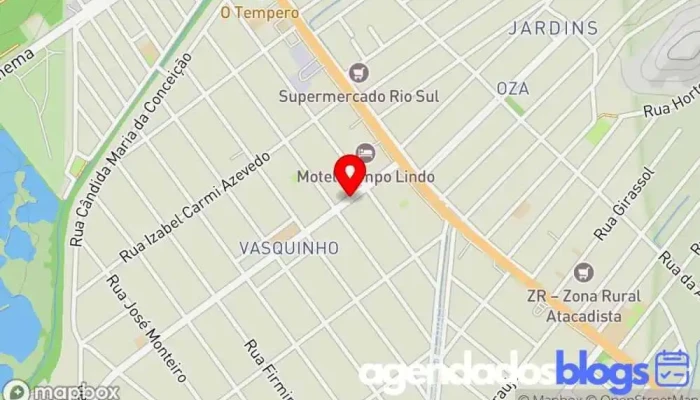 mapa de Drogaria Piranema Km41 Farmácia em Seropédica