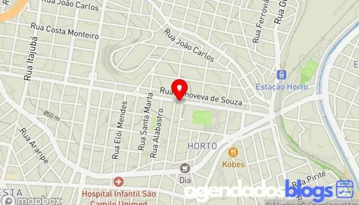 mapa de Drogaria Pitangui Drogaria, Farmácia em Belo Horizonte