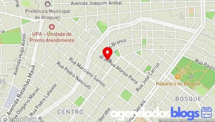 mapa de Drogaria Popular Ltda Drogaria, Farmácia em Araguari
