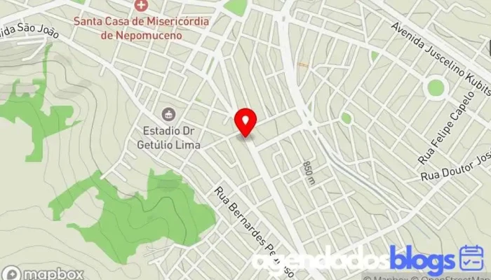 mapa de Drogaria Popular Drogaria em - Nepomuceno
