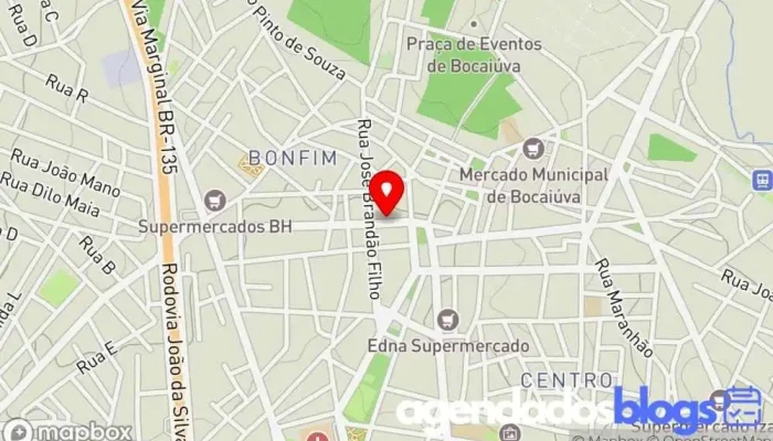 mapa de Drogaria Poupe Mais Farma l Farmácia do Trabalhador de Bocaiúva Farmácia em Bocaiúva